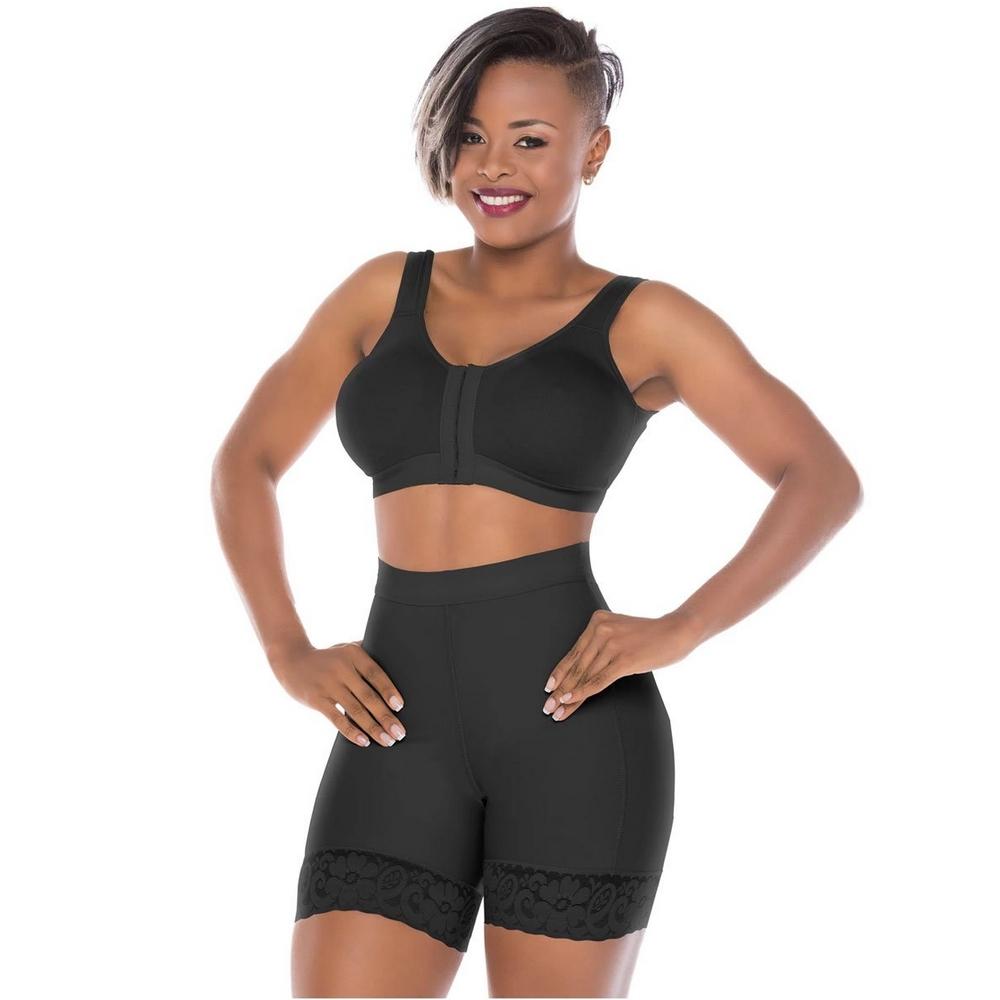 Faja Salome 0319 Lifting Shorts with External holes Buttlifting Short - Comfort Line