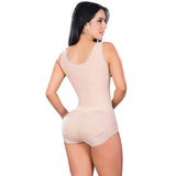 Faja-Salome-0411-High-Back-Thick-Straps-Body-Shaper-compression-Panty-cocoa