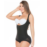 Faja-Salome-0411-High-Back-Thick-Straps-Body-Shaper-compression-Panty-cocoa