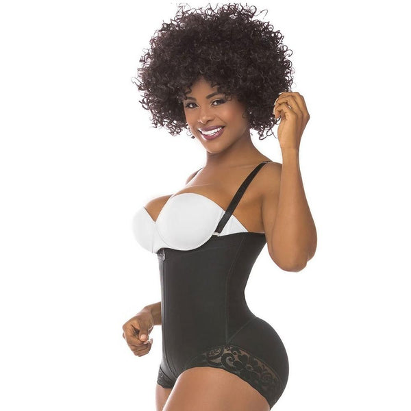 Faja-Salome-0412-Strapless-Body-Shaper-Black