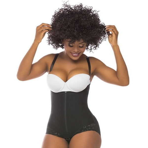 Faja-Salome-0412-Strapless-Body-Shaper-Black