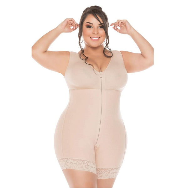 Faja Salome 523-2 High Back Thick Straps Body Shaper compression Butt Lifter Shorts -  High compression Line