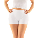 Haby 21321 High Waisted Boy Short Cotton White