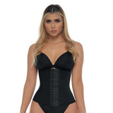 4003E Faja Colombiana Yulii Deportiva Espalda Corta Latex Waist Training Short Back