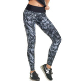 Haby 61400 Women High Waist Sports Tights Workout Running Pant Legging Grey