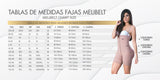 fajas colombianas melibelt size chart
