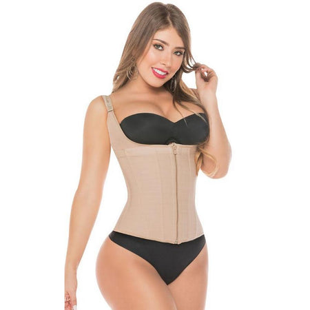Faja Salome 0219 Strapless Long Short Invisible High Shooting Lift - Comfort Line