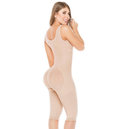 Faja Salome 0411 High Back Thick Straps Body Shaper compression Panty- High Compression Line