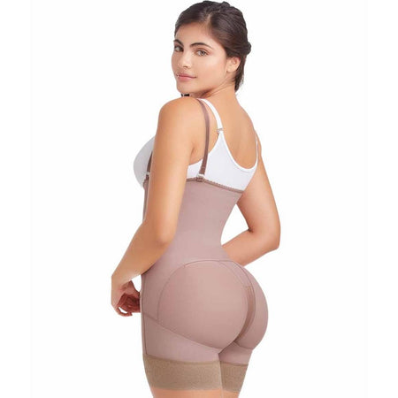 Faja Colombiana Yulii 7003 High Back Thin Straps Colombian Body Shaper Ultra Butt Lifter Shorts Plus Size